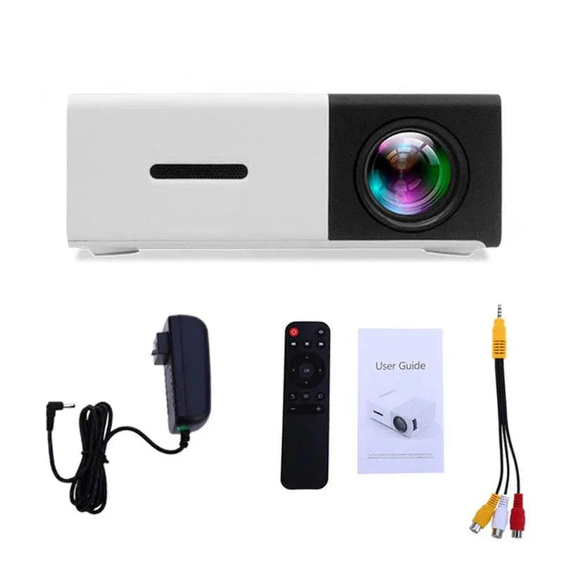 Mini Projector – 1080P Full HD Support, Portable LED Projector, 4K Video Playback, Multiple Connectivity Options - Uribe Electronics&Gadgets