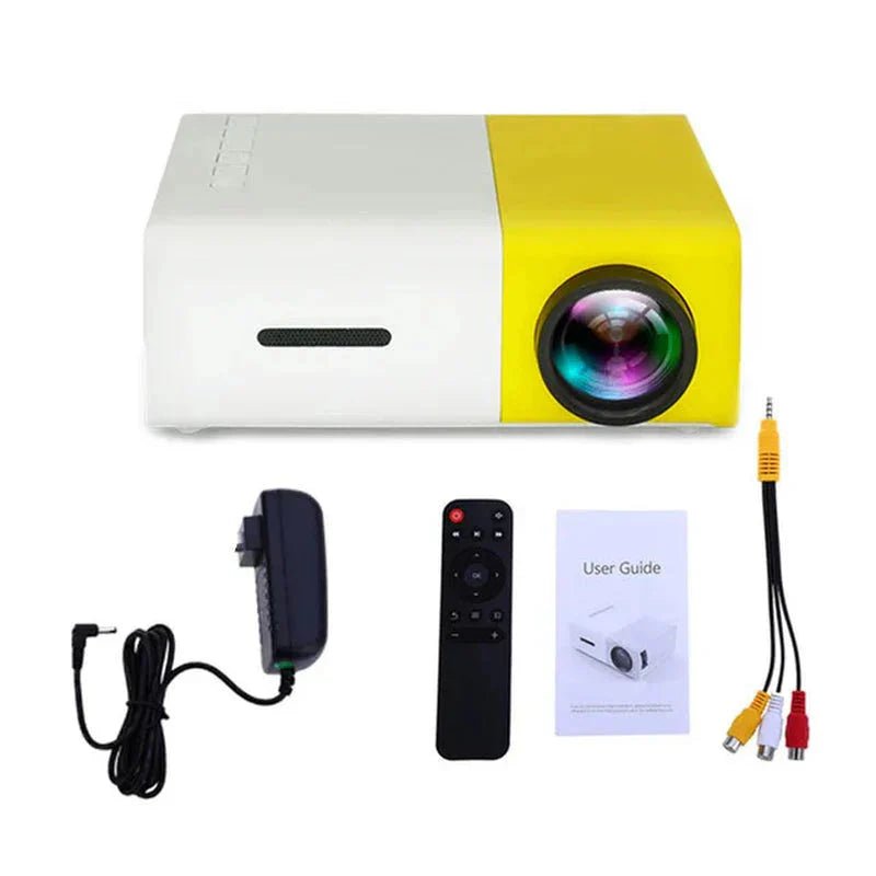 Mini Projector – 1080P Full HD Support, Portable LED Projector, 4K Video Playback, Multiple Connectivity Options - Uribe Electronics&Gadgets