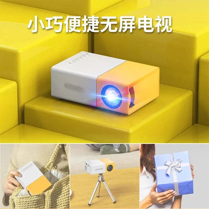 Mini Projector – 1080P Full HD Support, Portable LED Projector, 4K Video Playback, Multiple Connectivity Options - Uribe Electronics&Gadgets
