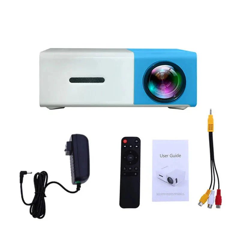Mini Projector – 1080P Full HD Support, Portable LED Projector, 4K Video Playback, Multiple Connectivity Options - Uribe Electronics&Gadgets